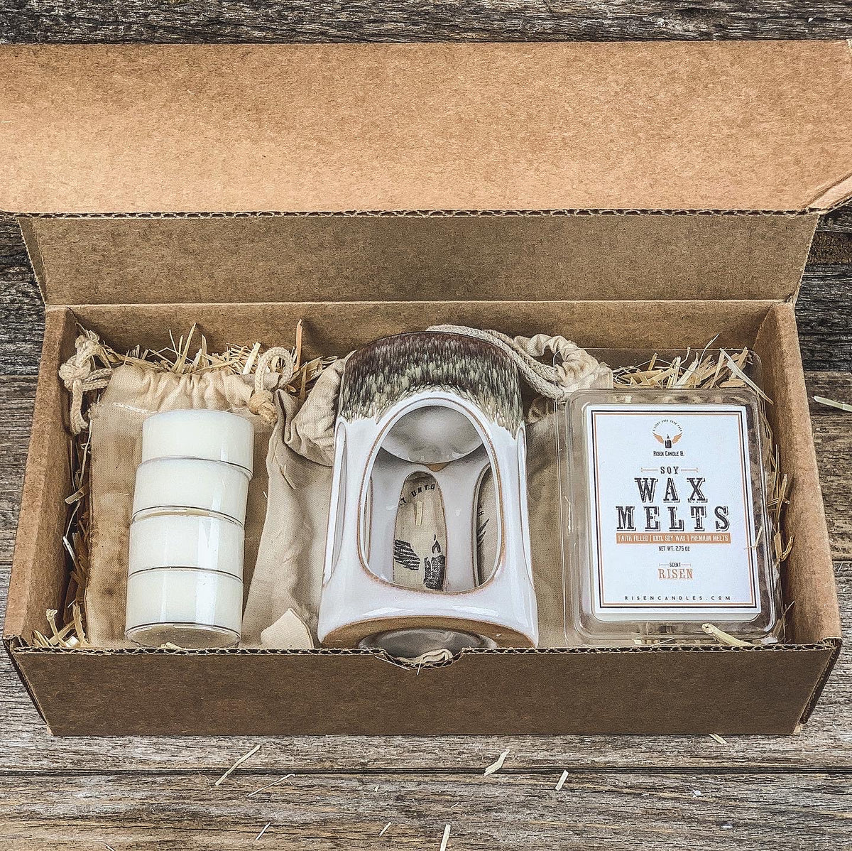 Pan Aroma Wax Melt Burner Kit Lime & Ginger - Aromatherapy Set