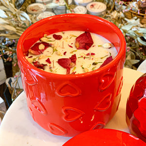 Red Heart Canister