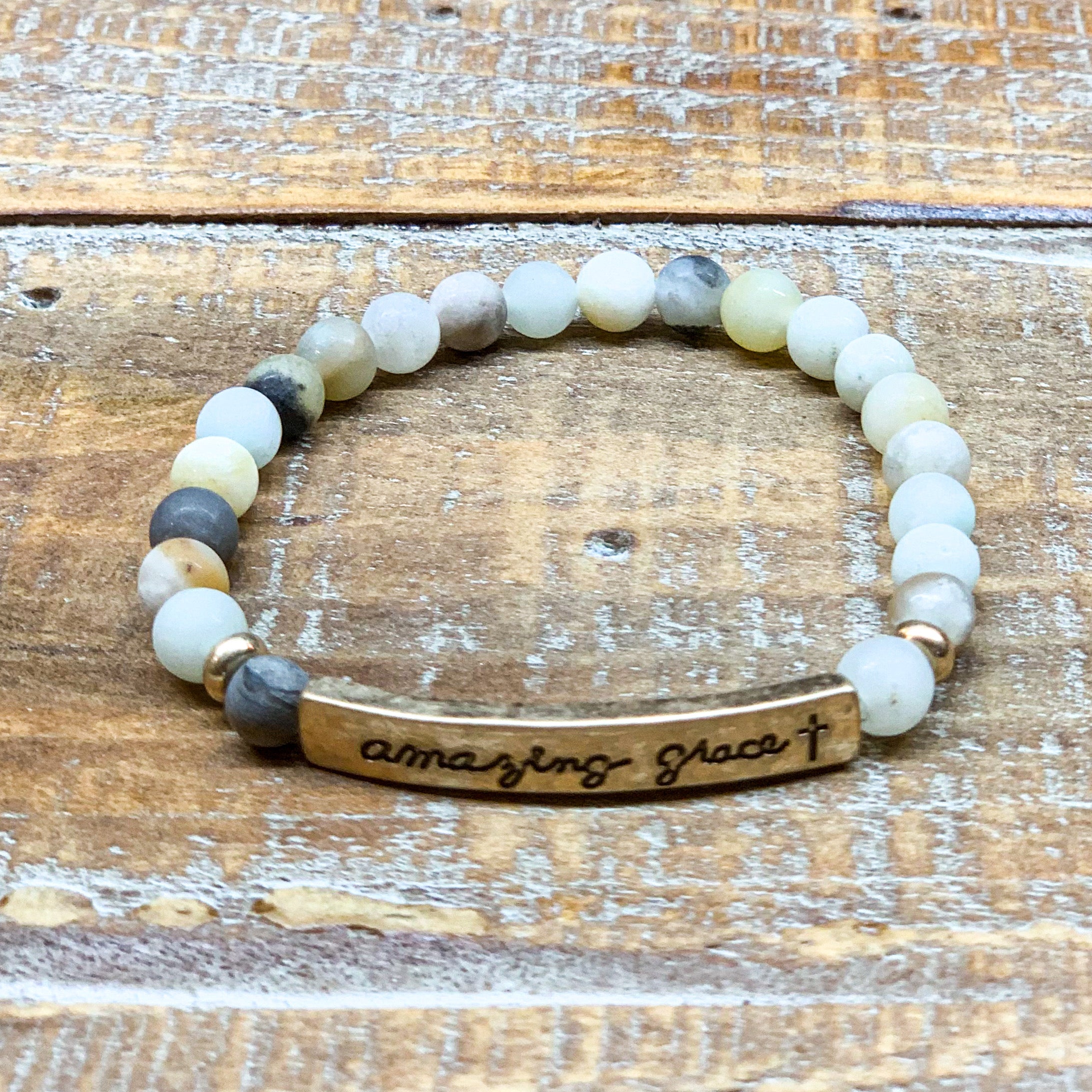 Amazing Grace Scripture Bracelet Set