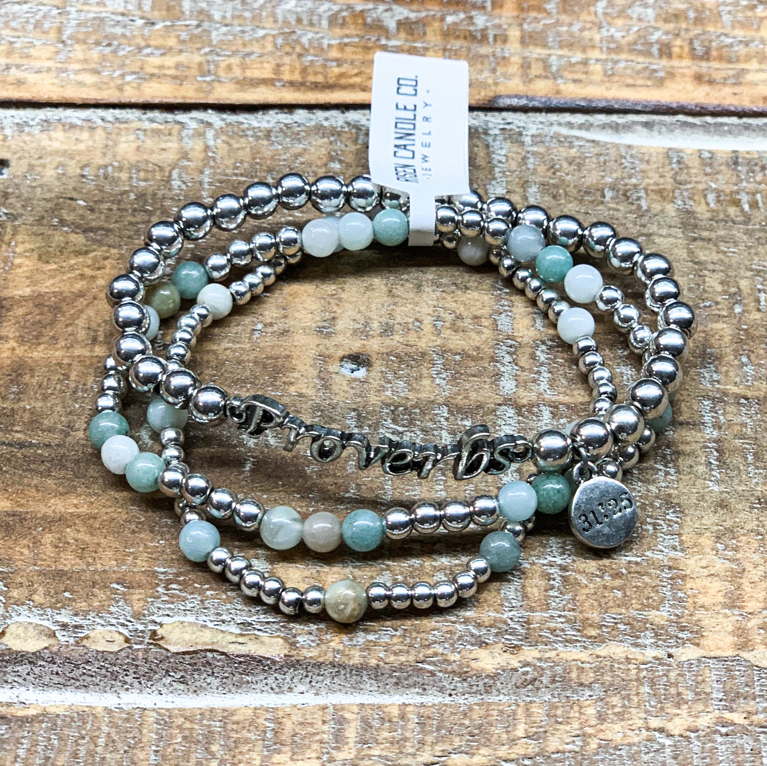 Tri-Scripture Bracelet Set