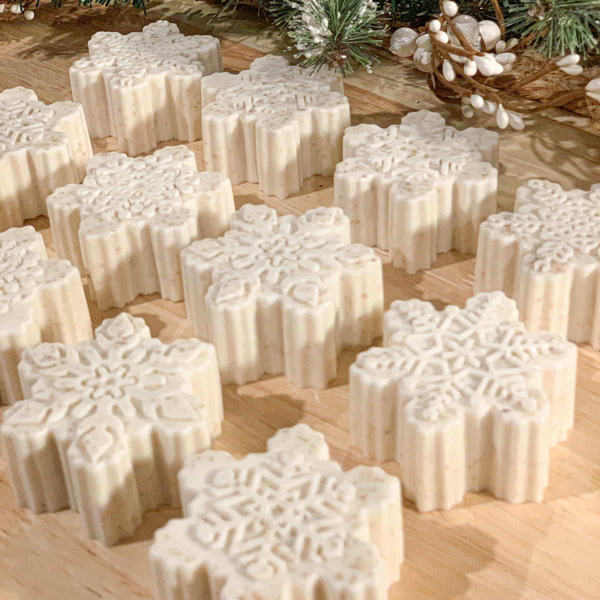 Snowflake Wash Bars – Risen Candle Co.