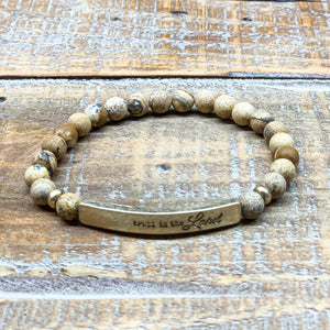 Trust in the Lord Scripture Bracelet