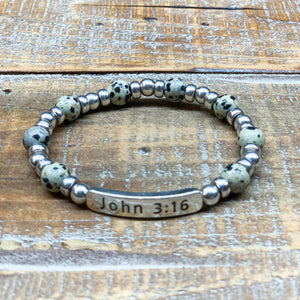 John 3:16 Scripture Bracelet