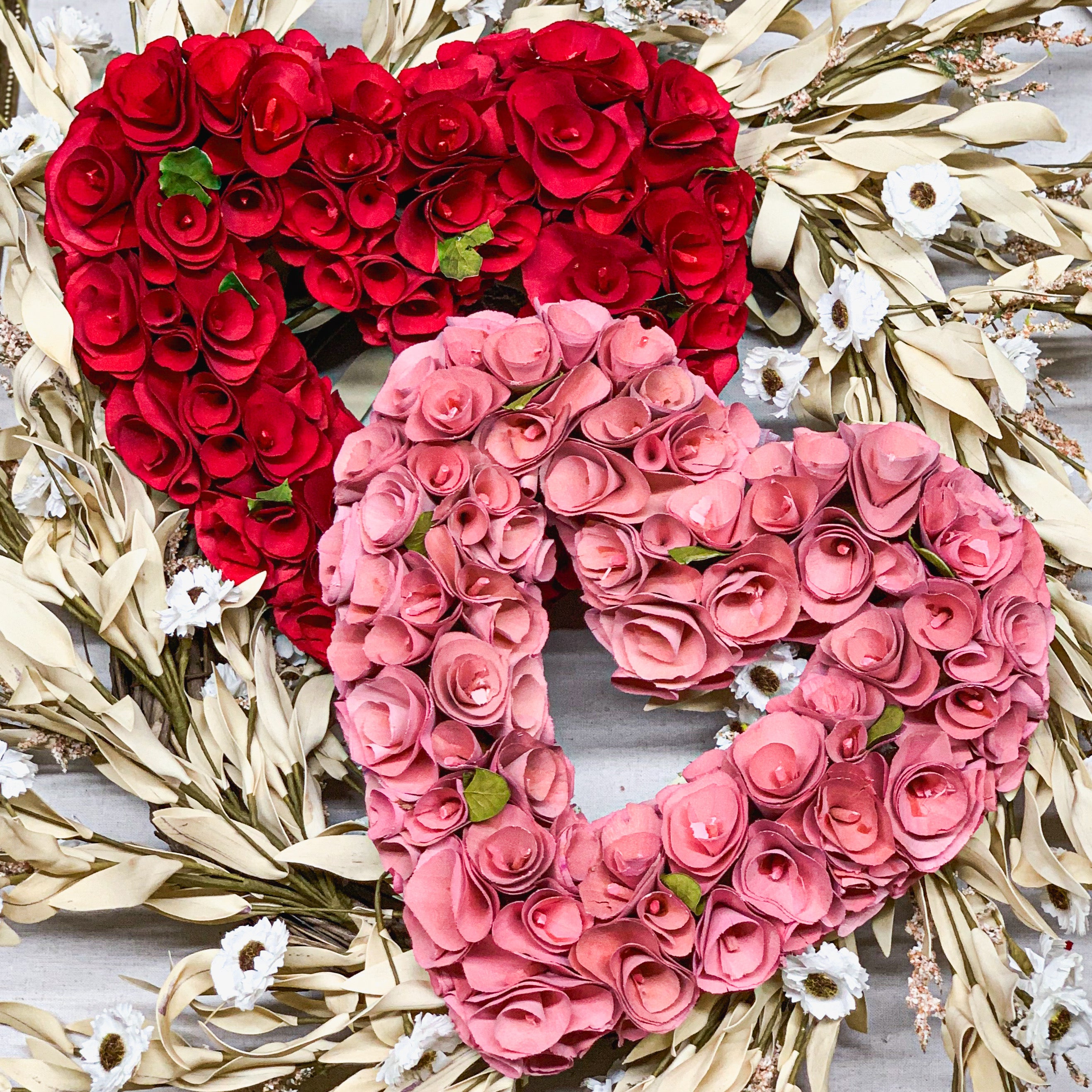 Rustic Wooden Heart Wreath