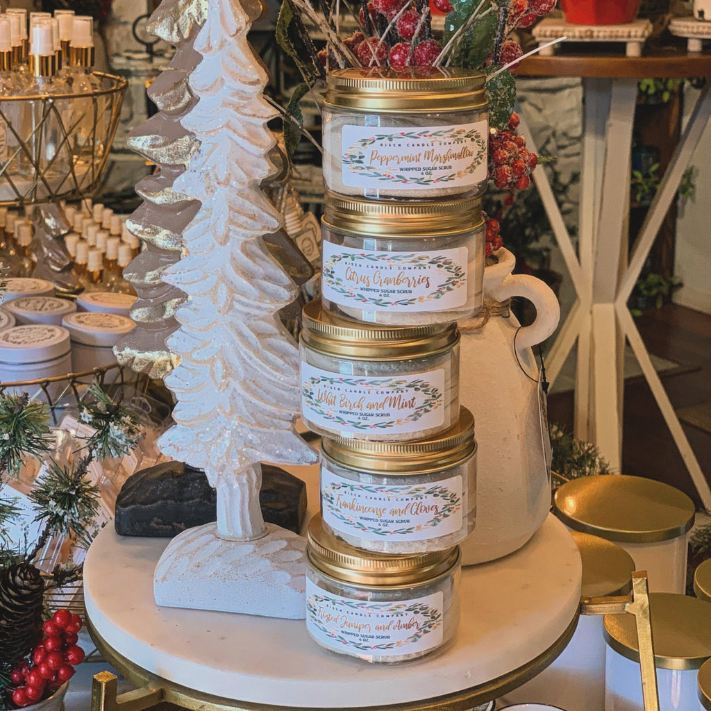 Nativity Whipped Sugar Scrubs