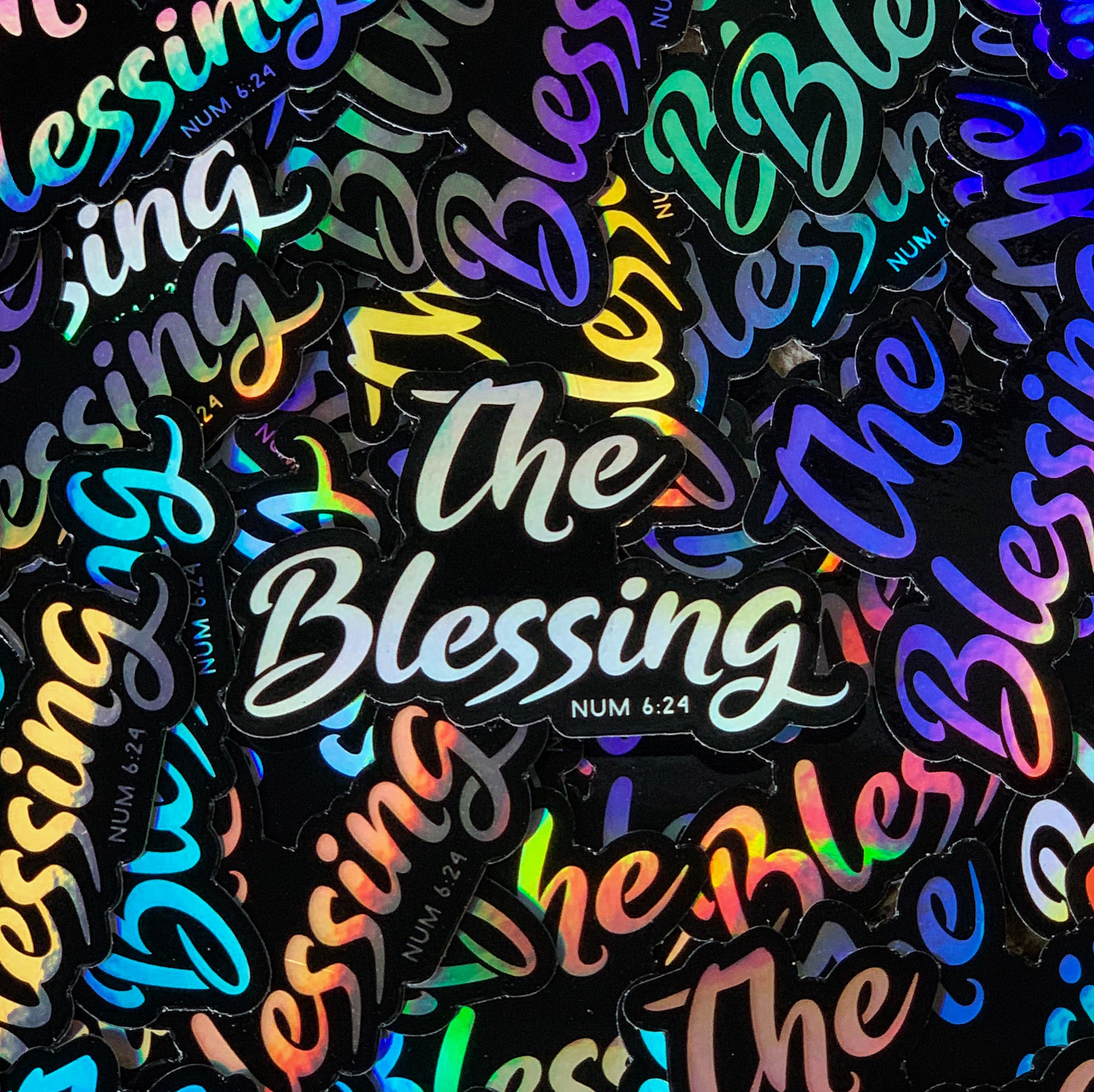 The Blessing Holographic Sticker