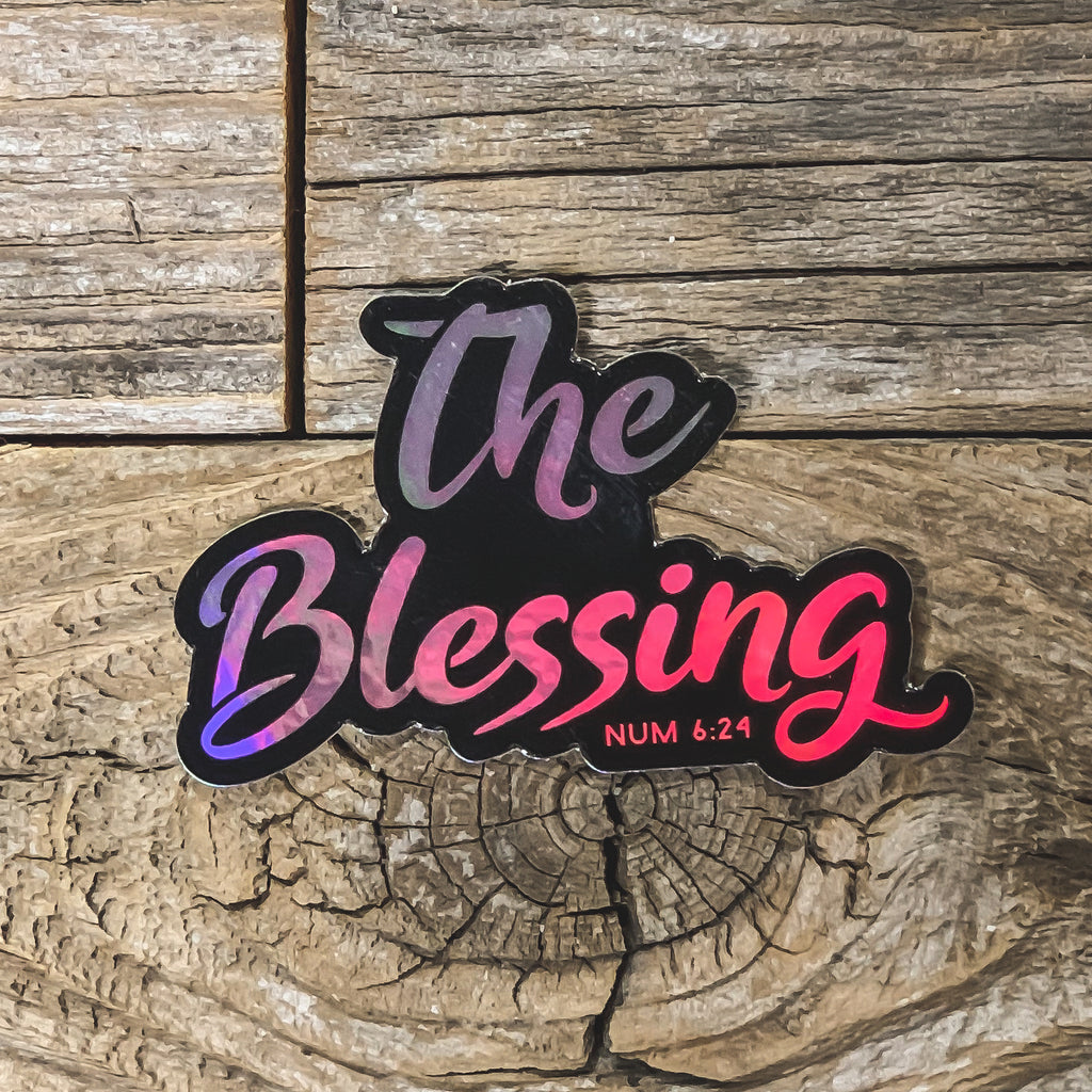 The Blessing Holographic Sticker