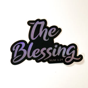 The Blessing Holographic Sticker